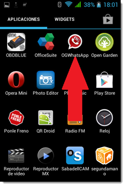 Ogwhatsapp in mobile