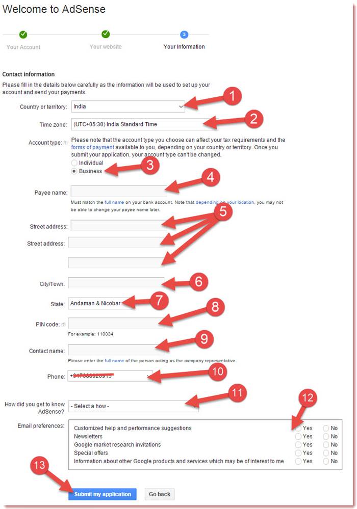 Adsense sign up forum