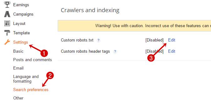 Crawl and indexing