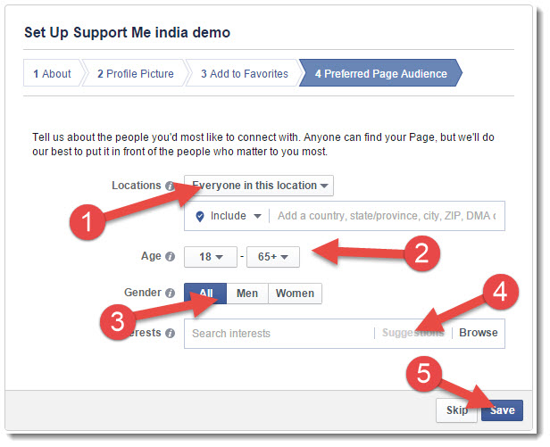 set page privacy