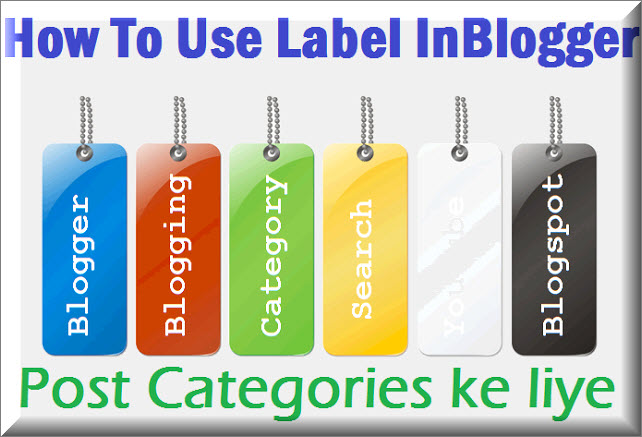 Blogger Label as Category