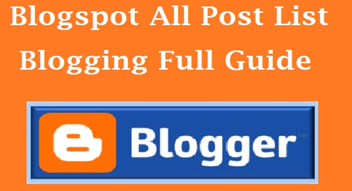 full guide to blogger