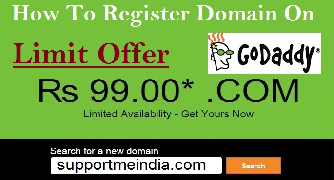 Domain registeration rs99 on godaddy