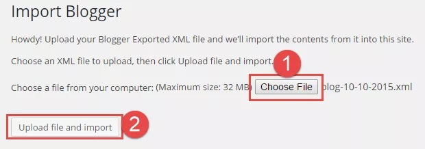 choose blogger backyp in pc