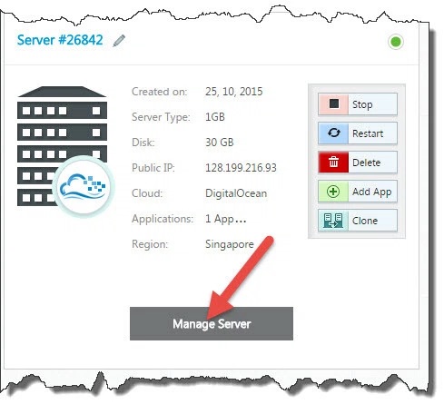 manage server