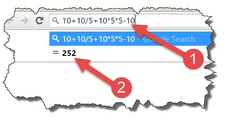 chrome calculter