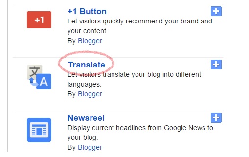 translate widget