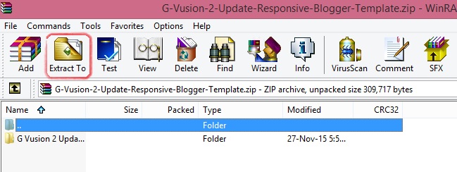 Change zip file to xml file