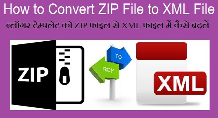 Convert zip file to xml file