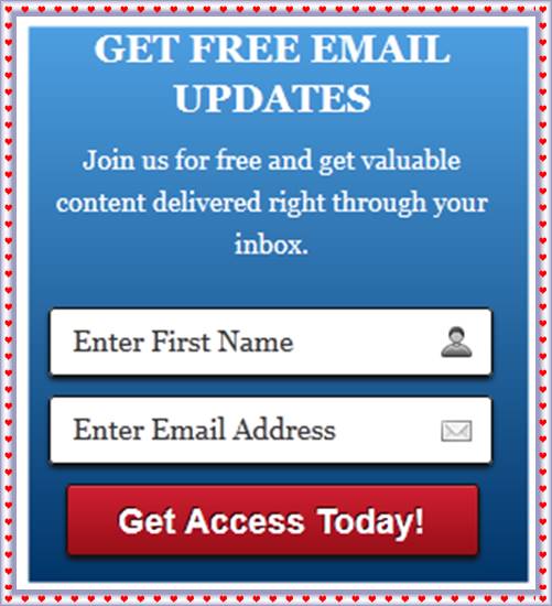 Email subscribe widget 3