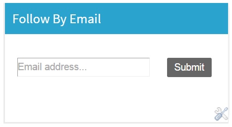 follow by email widget