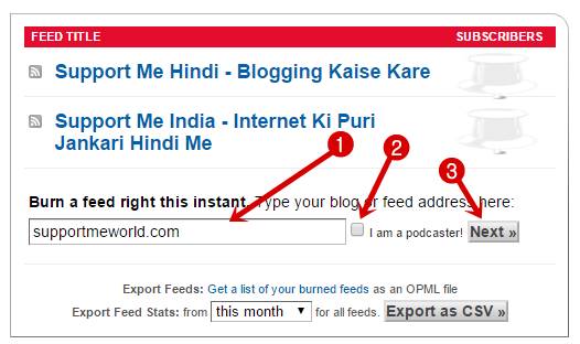 Add Your Blog URL