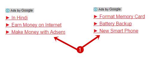 Example links ads