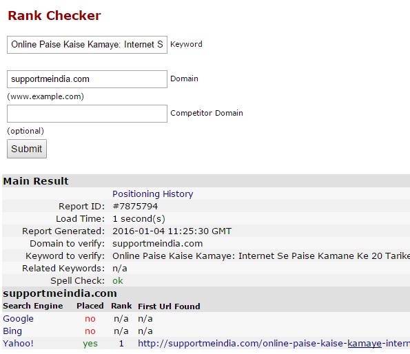 SEOCentro Rank Checker