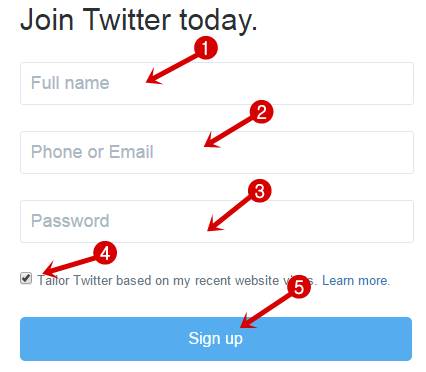 Twitter Sign Up Forum