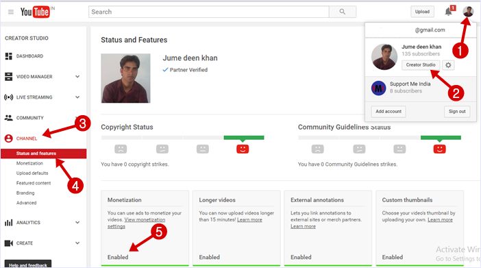 Youtube monetization new method