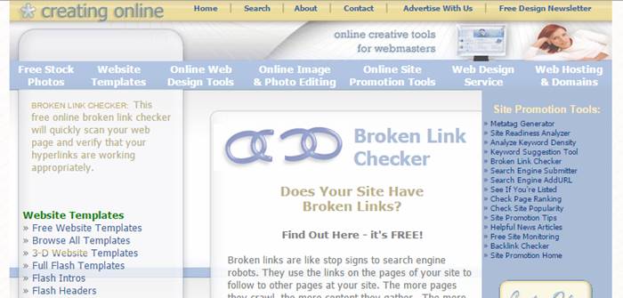 BLC Broken link checker