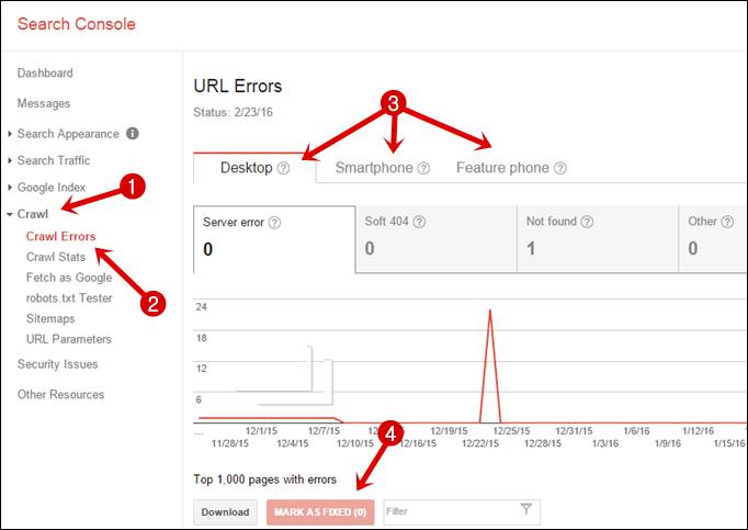 Fix Crawl Errors