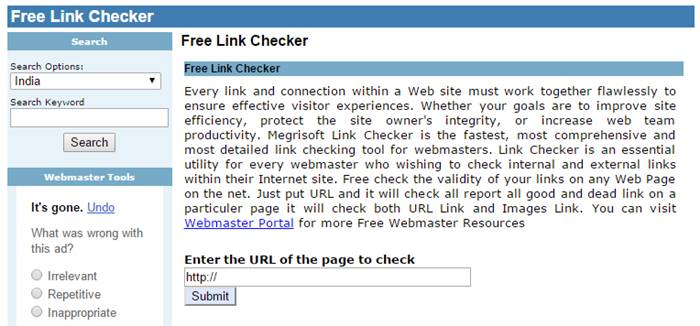Free Links Checker