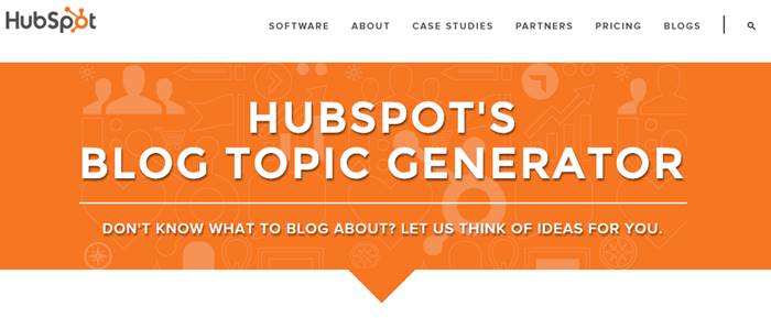 Hubspot Blog Tpic Generator