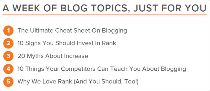 Hubspot high quality blog post result