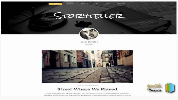 Storyteller Blogger Template