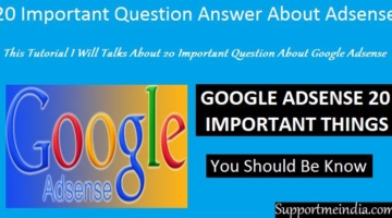 20 Important Question Answer About Google Adsense