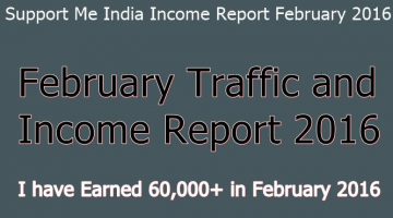 Income and traffic report february 2016