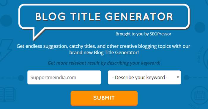 SEO Pressor Blog Title Generator