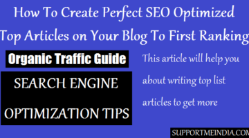 Write Search Engine Optimized Top Articlesll