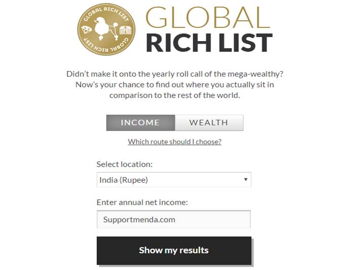 Global Rich List Checker