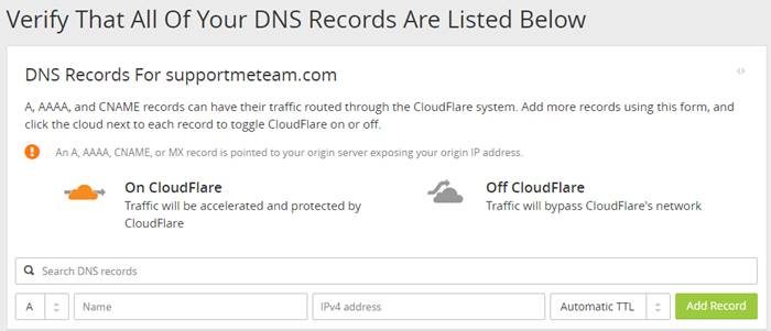Add DNS Records
