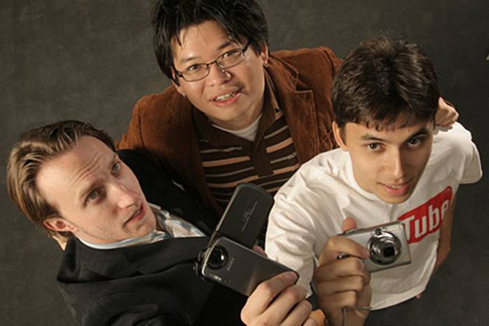 Chad Hurley, Steve Chen, and Jawed Karim