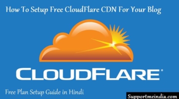 Website Ke Liye Free CloudFlare CDN Kaise Setup Kare