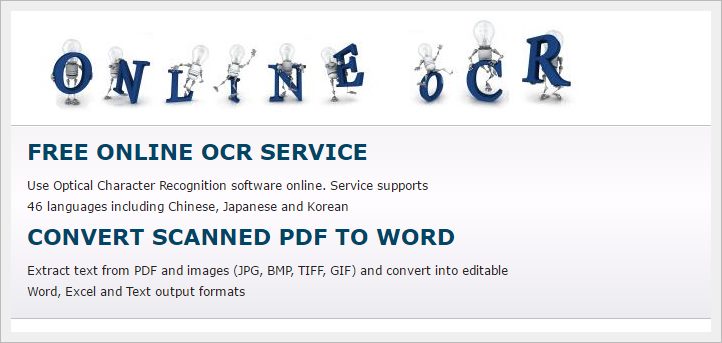 Free online image to text documents converter tool