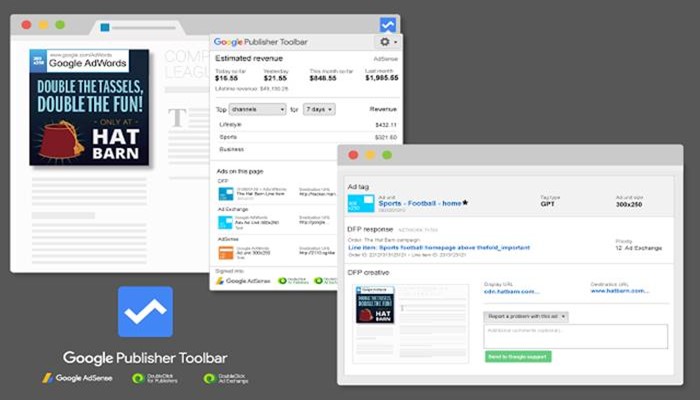 Google Adsense Publisher Toolbar