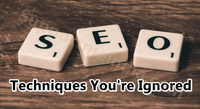 SEO techniques you are ignored