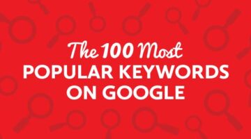Top 100 popular keywords on google