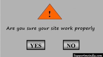 Are you sure your site work properly