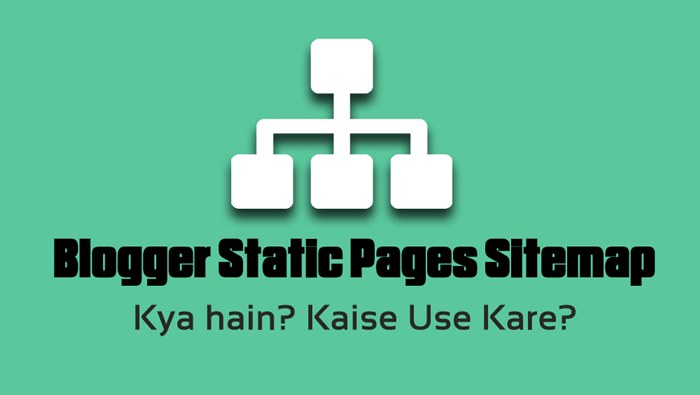 Blogger Static Pages Sitemap