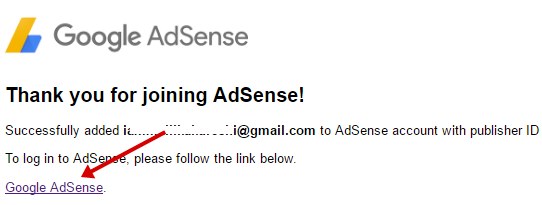 thank you ro joining AdSense