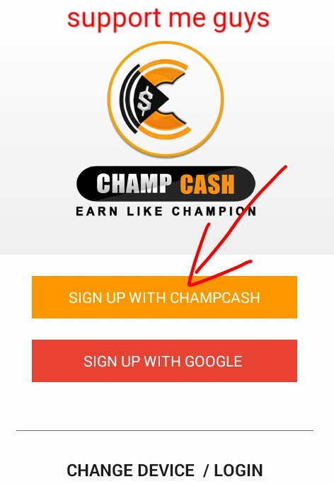 champcash sign-up