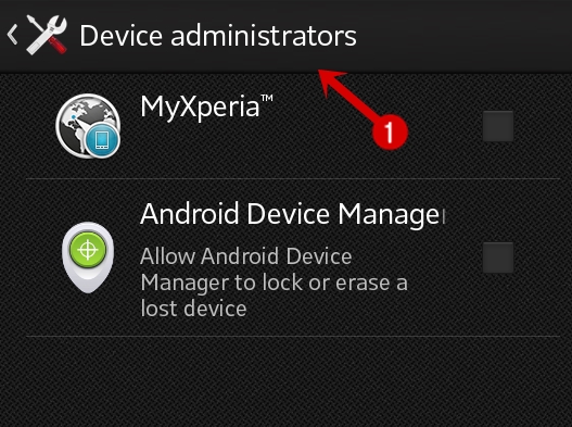 Device Administrators