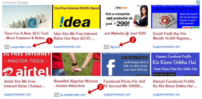 menamplikan iklan adsense pada matched content