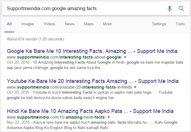Search most keyword in any website