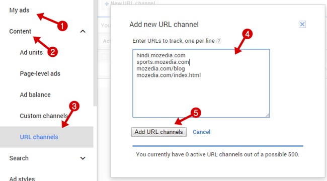 Create URL Channels