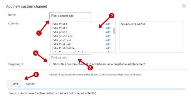 Create custom channels