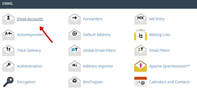 Email accounts
