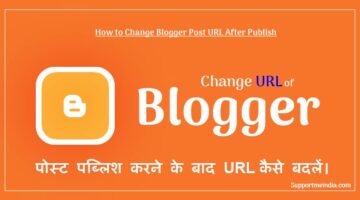 How to change blogger post URL after publish