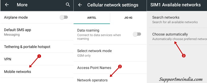 Automatically Choose Preferred Network